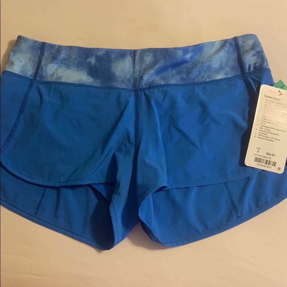Lululemon speed shorts